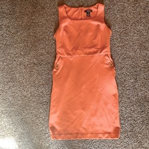 Andrea Jovine Dress with Gold buckle on Pockets. Size 4.